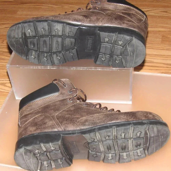 BRAHMA Men\'s Steel Toe Brown Slip-Resistant Work Boots Size 12 main image 5